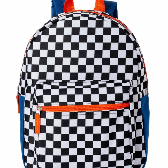 checkered flag backpack